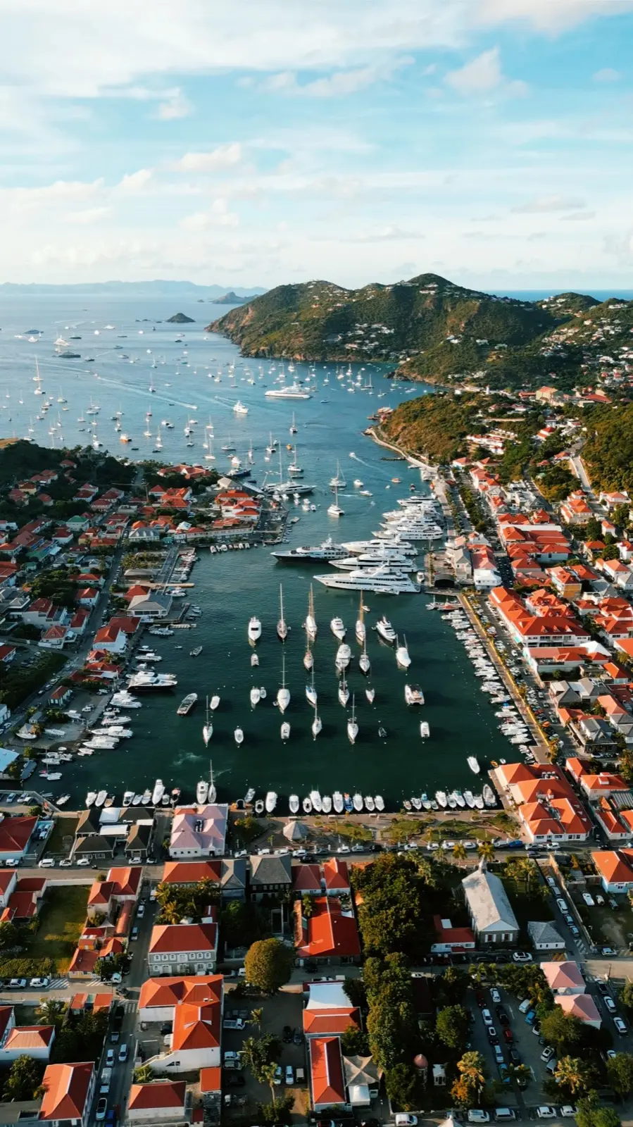 Gustavia Harbor Architecture