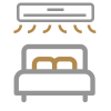 Air conditioned rooms